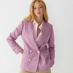 JCREW English Double Breasted Wool Blazer